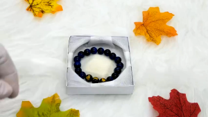 Vòng tay phong thủy tam hợp dần ngọ tuất đã khai quang - chất liệu mã não mắt hổ gô - size 8 10 12ly - may mắn tài lộc - PHONG THỦY ANH VŨ