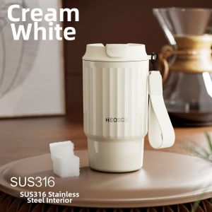 HEOSCU | Ceramic Lined Portable High Aesthetic Womens Thermos