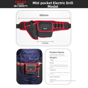 DELIXI | Multi-function Portable Electrician Tool Waist Bag