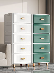 Plastic Multi-layer Drawer Style Storage Cabinet for Clothes Organization Living Room Bedroom Universal Home Storage Solution