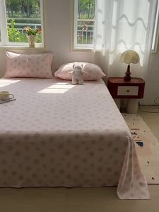 JIFANPAUL | Bộ Drap Cotton Hai Lớp Hoa Sữa 3 Mảnh