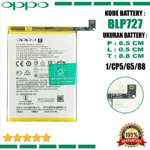 Baterai Oppo A5 2020 A9 2020 Battery BLP727 Batre Original