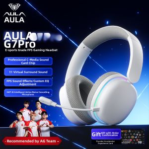 AULA | Gaming Headset Wireless Bluetooth 7.1 Surround Sound Headphones