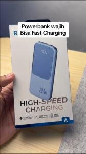 RAPAtech ORIGIN I Powerbank 10000mAh Fast Charge QC22.5W/ PD20W dengan Layar LED & 3 Port Output - Warna Biru