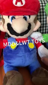 Bandai | 45CM Cute Gold Coin Bros Music Soothing Breathing Doll Cartoon Plush Toys Sleep Companion Toy Sound and Light Dolls Decor Gift