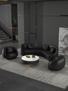HSMJ | High-end Luxury Curved Sofa for Beauty Salons Reception