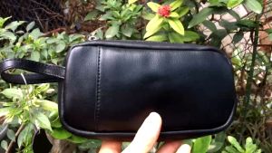 VÍ CẦM TAY XÁCH TAY CHẤT LIỆU DA BÒ NHỎ GỌN - GLT16