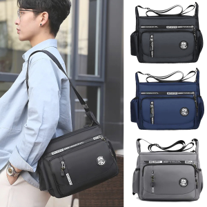 2825 Men's Anti-theft Messenger Shoulder Bag Crossbody Bag Travel Pack Handbag