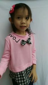 Setelan Baju Bayi Anak 0-6 Bulan Usia 1-2-3-4-5-6 Tahun - Baju Anak Perempuan 1 sampai 2 tahun Model Korean Style LOVE SET KIDS DAIROKU