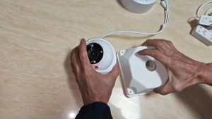 Junction Box Kamera CCTV Plastik Bulat Anti Air Bracket Camera Indoor Outdoor