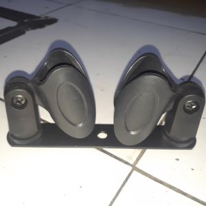 ORIGINAL jepit Holder CABANG dua mic import asli dobel duble mik hanger microphone mikrophone acecor