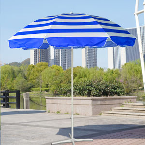 ร่มขนาดใหญ่สำหรับกลางแจ้ง ร่มชายหาด ร่มกันแดด ร่มพกพาลายทาง กันแสงแดด อุปกรณ์เสริมสำหรับสวน ร่มแบบยาว ร่มป้องกันแสงแดด