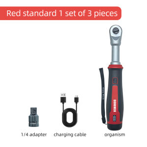 Ratchet Electric Wrench 1/4" Socket Manual Screwdriver Wrench Forward Reverse Motion 3.6V Rechargeable Automotive Repair Tool