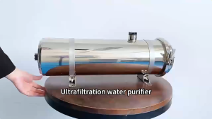 Ultrafiltration 304 Stainless Steel Drinking Water Purifier 0.01um Deep Well Filter Easy-Clean Water Filtration System