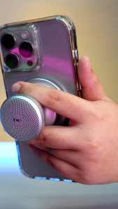Ewa A117 Mini Bluetooth Magsafe Speaker | 5Hrs Use Bluetooth Speaker | 700mAh | Phone Stand | Bluetooth 5.0 | Loud Sound