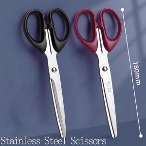 M&G Scissors Student Craft and Office Multifunctional Household Scissors Rounded Sharp Stainless Steel Scissors