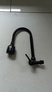 [ FERRUM ] Kran Angsa Fleksibel Kran Cuci Piring Keran Sink Kran Dapur Dinding Engkol Hitam 3116 Dan SN 5097