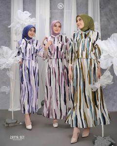 TERBARU/ZAYYA ONE SET/ATASAN BAWAHAN/SET BAJU NADHEERA LUXURY