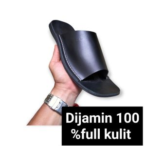 Sandal kulit pria/100%Full kulit/Gudang sepatu bdg 91