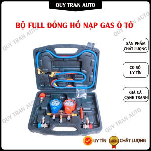 Bộ đồng hồ đôi nạp gas ôtô bộ full hộp - Quý Trần Auto