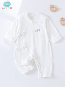 Baby Romper Summer Thin Long Sleeve Newborn Clothes Sleepwear Spring Autumn Summer Monastic Style Baby Clothes Cotton Fabric
