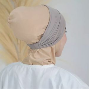 Ciput Pita Karet Belakang Kaos & Bandana Hijab Dalaman Kerudung