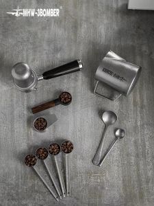 Stainless Steel Long Handle Coffee Spoon MHW-3BOMBER Quantitative Measurement Spoon for Matcha Powder Cocoa Powder 8g