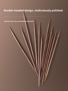 CHAHUA | Disposable Double-headed Bamboo Toothpicks for Cleaning or Fruit