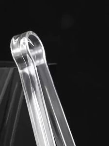 A-G 8PCS reusable plastic transparent acrylic ice pliers cake pliers buffet serving pliers dessert candy bread kitchen bar cooking pliers serving pliers