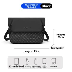 Mark Fairwhale | Male Commuter Casual Techwear Trendy Chest Bag