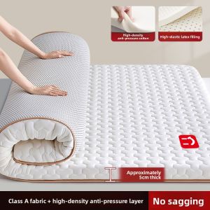 JIFANPAUL | Anti-Slip & Anti-Mite Latex Mattress Pad