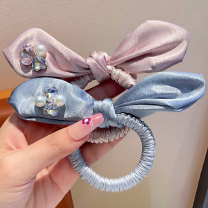 Rabbit Ears Princess High Ponytail Hair Band Elastic