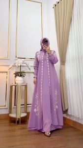 ZIFA FASHION: Gamis & Hijab Segi 4 Trendy untuk Fashion Lebaran 2024