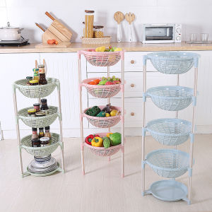 Portable Multi-level Plastic Storage Rack