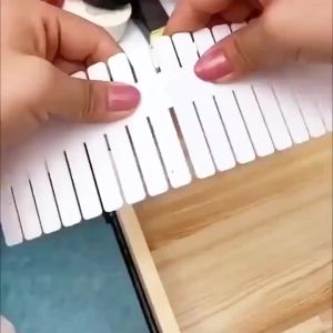 Bộ Ngăn Kéo Có Thể Điều Chỉnh - Bộ Sắp Xếp Đồ Dùng Gia Đình 4/8/12 Món Để Đựng Đồ Lót Tất Mỹ Phẩm Bằng Nhựa Trắng Kết Hợp Với Tủ Đựng Đồ Linh Tinh