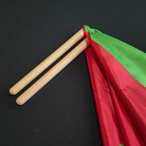 ไม้ยูเครนไม้แท้สำหรับตีกลองขนาดใหญ่ อุปกรณ์ดนตรีสากล ชุดสองตัว ไม้ยูเครน ไม้กวาด ไม้กวาด ไม้กวาด