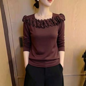 UYFY | Purple Fashionable Long-sleeve T-shirt Female