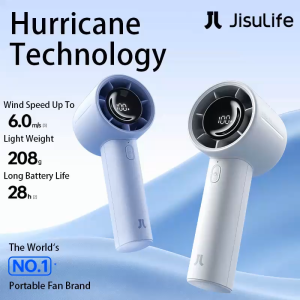 JISULIFE Life10s Handheld Fan 5000mAh | 28h Battery | 5 Speeds | Ultra-Light Portable
