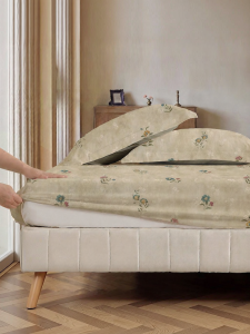 Mercury | 100 Pure Cotton Retro Style Bed Skirt