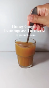 Turmeric Ginger Lemongrass Powder Natural Herbal Drink Healthy Warm Drink Daily Wellness Easy Mix