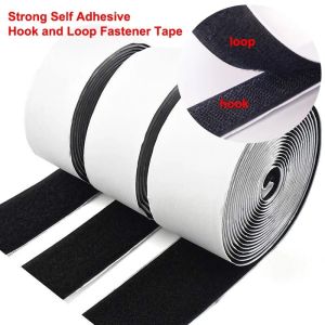 Adhesive Hook and Loop Tape Roll - Sticky Back Velcro Strips for DIY - 3M 5M Length