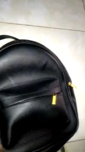 Tas ransel wanita kulit sintetis ALISHA korean style (recommended) backpack cewek min multi fungsi sekolah & segala aktivitas