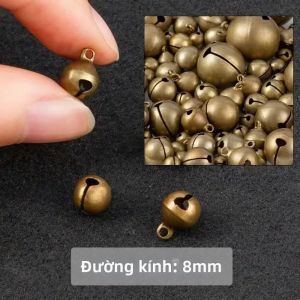 20 Chiếc Vintage Chuông Đồng Cây Giáng Sinh Mặt Dây Chuyền Thú Cưng Nhẫn Thủ Công Mỹ Nghệ Phụ Kiện Nhỏ Tiệc Lễ Hội Trang Trí Chất Liệu Đồng