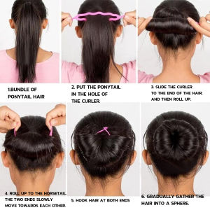 Amoki Magic Hair Styling Accessories Hair Clip DIY Hair Braiding Braider Tool Set