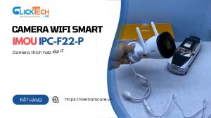 Camera không dây WiFi ngoài trời IMOU IPC-F22-P - Độ phân giải Full HD 2.0MP - Mua 1 tặng 1 - Bảo hành 24 tháng - Đổi mới 30 ngày tại Clicktech.vn