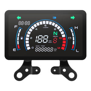 RYSJM | ﻿ Motorcycle Speedometer Display Digital Meter Voltgae Fuel Level TRIP Odometer 12K RPM Tachometer For Honda EX5 Motorcycle