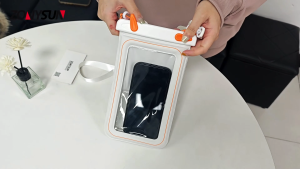 【LOCAL】PZOZ Full View Transparent Phone Case Waterproof Phone Pouch Drift Diving Swimming Bag For Phone Water Sports Beach Pool 6 inch