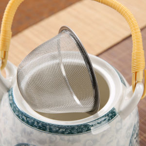 Large Capacity Ceramic Tea Pot Vintage Style Restaurant Commercial Cool Water Pot Filter Tea Water Pot for Home And Restaurant