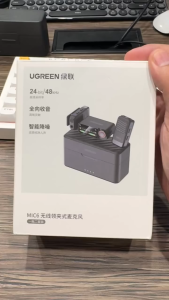 Bộ Mic thu âm không dây UGREEN MIC6 (2TX + 1RX + 1 Charging case )