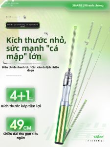 fishingfans | Bộ Cây Đũa Câu Cá Micro Du Lịch Di Động